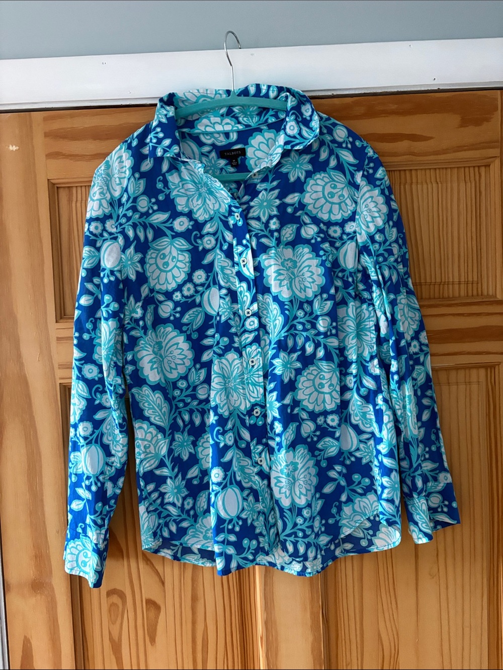 Talbots Button-Up Shirt, M